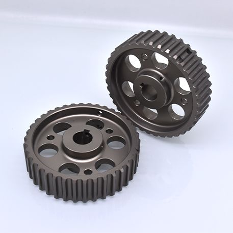 CNC turning aluminum gear part