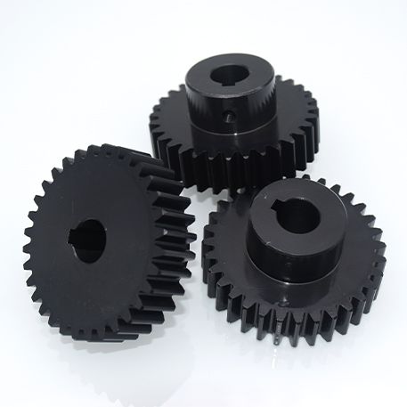 CNC turning steel gear part