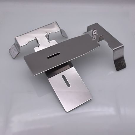 Laser cutting stainless steel bracket + nickle plated