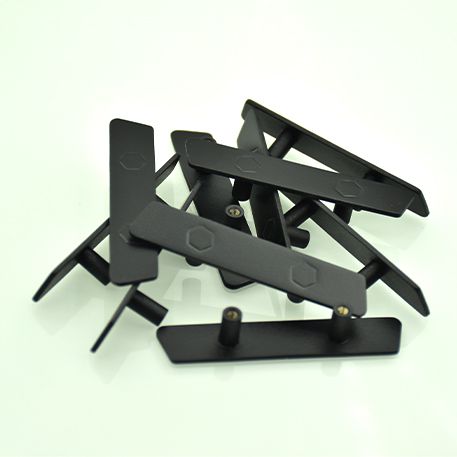 Laser cutting steel bracket +black powder coated