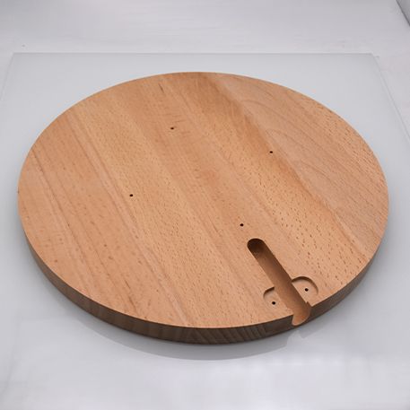 CNC machining beech wood plate