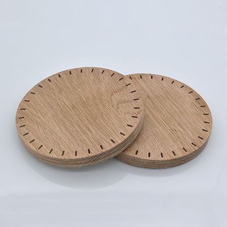 CNC machining oak wood part