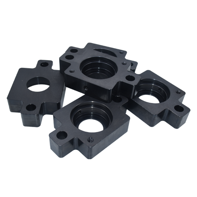 CNC Milling black oxidized steel Parts